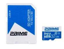 کارت حافظه microSDHC پرایم سرعت 48MBps همراه با آداپتور SD ظرفیت 32 گیگابایت